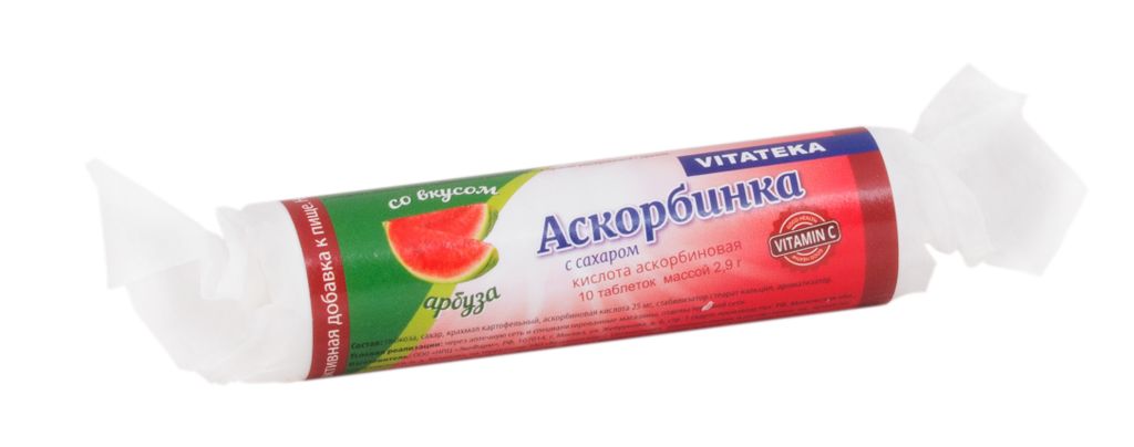 фото упаковки Витатека Аскорбинка с сахаром