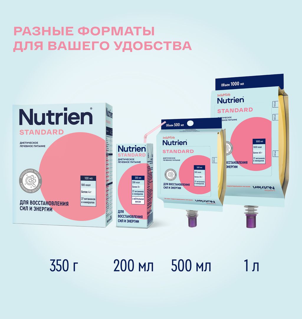 Nutrien Standard, смесь жидкая, с нейтральным вкусом, 1000 мл, 1 шт.