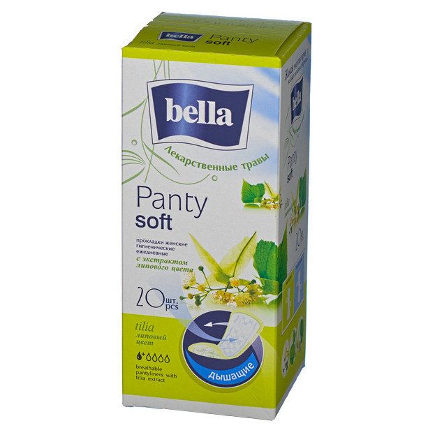 фото упаковки Bella Panty Soft Tilia Прокладки ежедневные