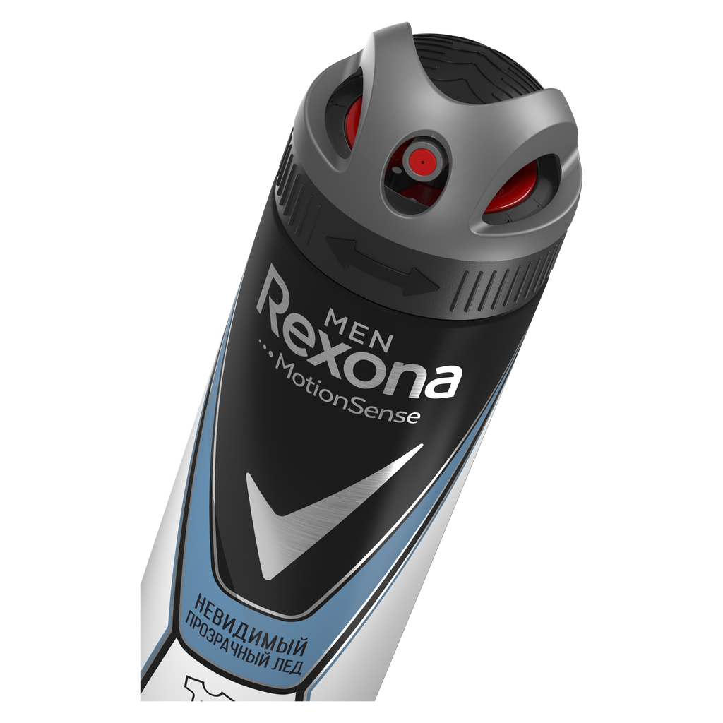 Rexona Men Антиперспирант Невидимый прозрачный лед, аэрозоль, 150 мл, 1 шт.