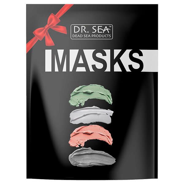 Dr Sea Набор масок для лица Очищение, Лифтинг, Пилинг, Увлажнение, маска для лица, для всех типов кожи, 12 мл, 4 шт.