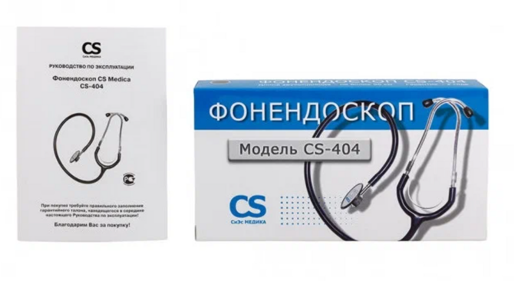 Omron Фонендоскоп CS-404, черный, 1 шт.