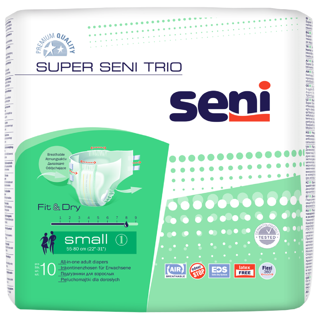 фото упаковки Seni Super Trio Подгузники для взрослых