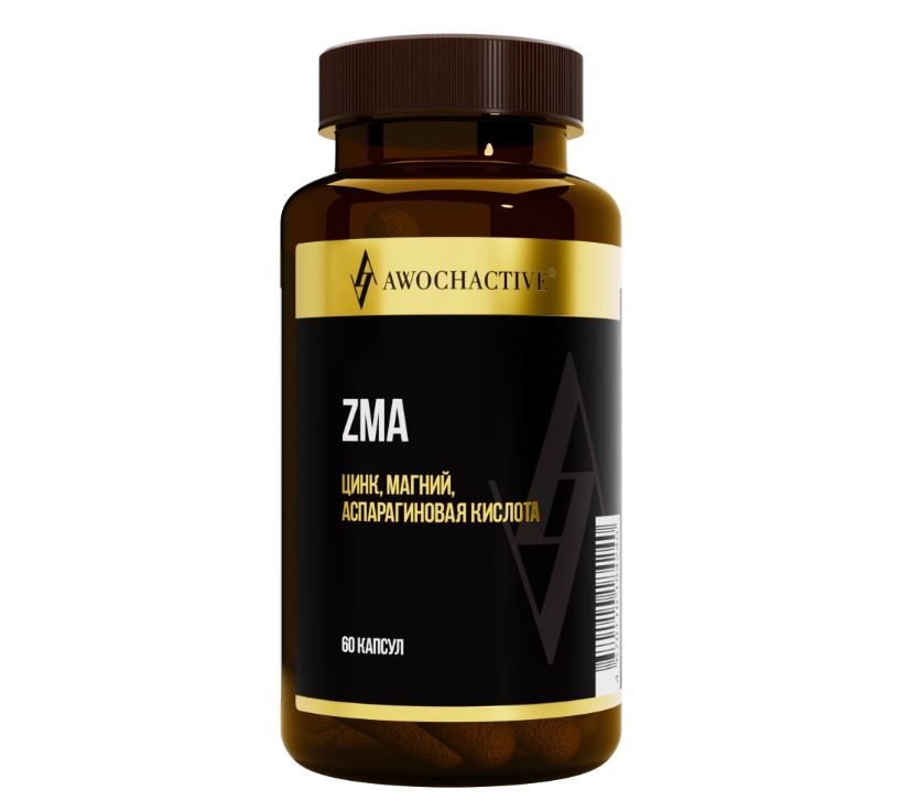 фото упаковки Awochactive ZMA цинк + магний + аспарагиновая кислота