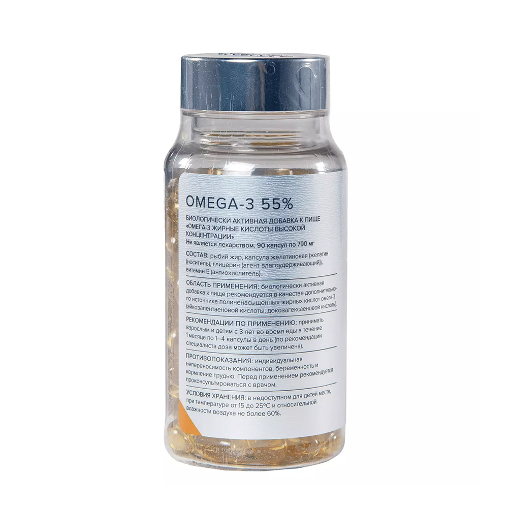 Elemax Omega-3 55%, капсулы, 90 шт.