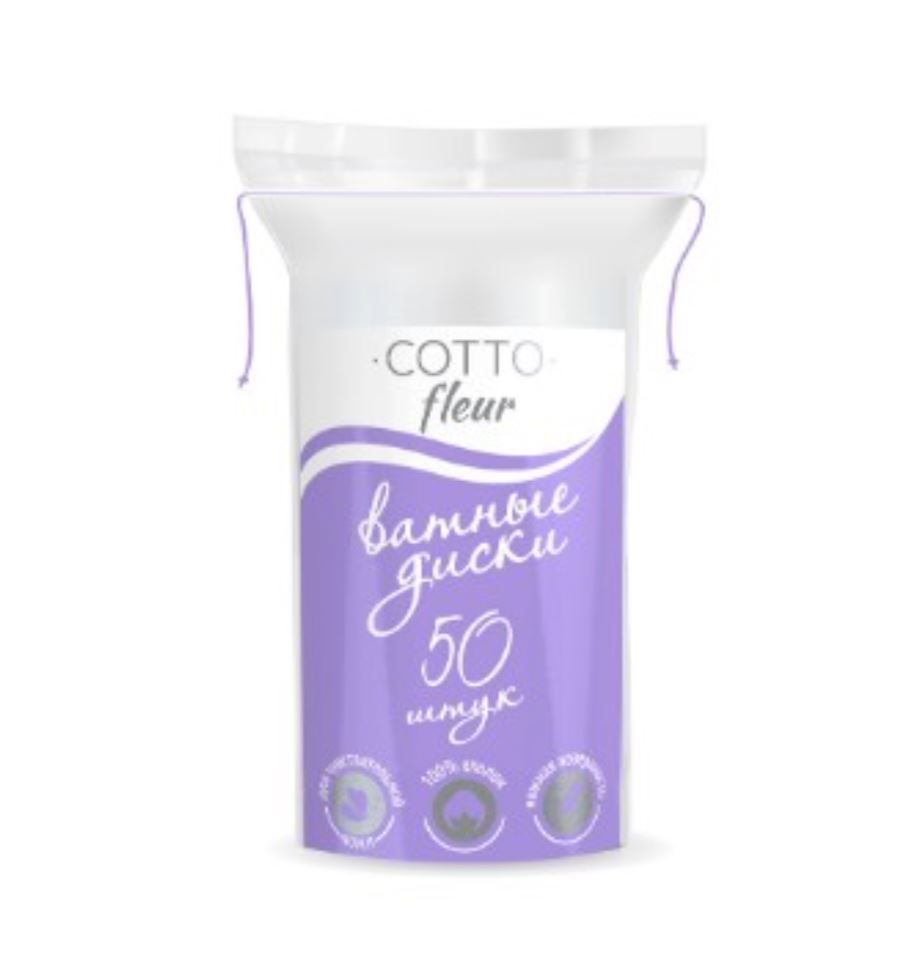 фото упаковки Cotto Fleur Ватные диски
