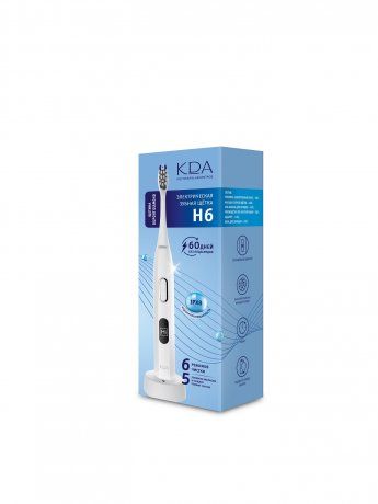 фото упаковки КДА электрическая зубная щетка H6