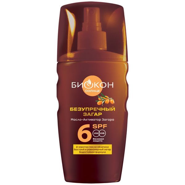 фото упаковки Биокон Масло-активатор загара SPF6