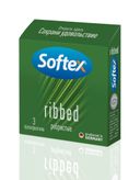 Презервативы Софтекс/Softex Ribbed, презерватив, ребристые, 3 шт.