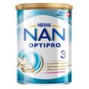 NAN 3 Optipro, для детей с 12 месяцев, напиток молочный сухой, с пробиотиками, 400 г, 1 шт.