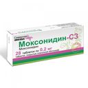 Моксонидин-СЗ, 200 мкг, таблетки, покрытые пленочной оболочкой, 28 шт.