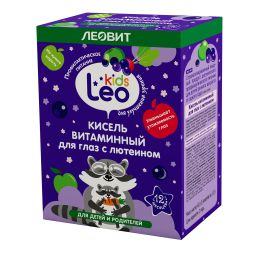 Леовит Leo Kids Кисель для глаз с лютеином