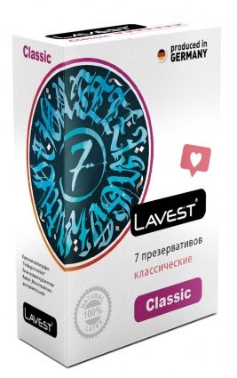 Lavest Classic Презервативы классические, презерватив, 7 шт.
