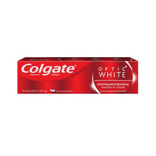 Colgate Паста зубная Optic White, паста, 75 мл, 1 шт.