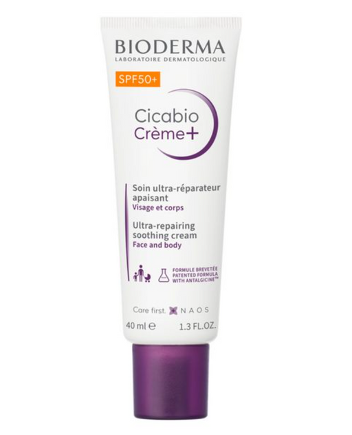 Bioderma Cicabio+ Крем восстанавливающий, SPF50, крем, успокаивающий, 40 мл, 1 шт.