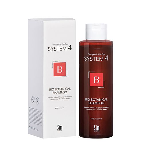 System 4 Биоботанический шампунь против выпадения волос, шампунь, для всех типов волос, 250 мл, 1 шт.