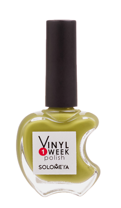 Solomeya Недельный лак One Week Vinyl Polish, лак для ногтей, Olive Branch тон 34, 13 мл, 1 шт.