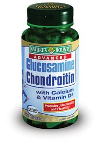 Natures Bounty Глюкозамин-Хондроитин плюс с кальцием и витамином Д, таблетки, 120 шт.