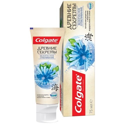 Colgate Паста зубная Древние Секреты Безопасное отбеливание, паста, 75 мл, 1 шт.