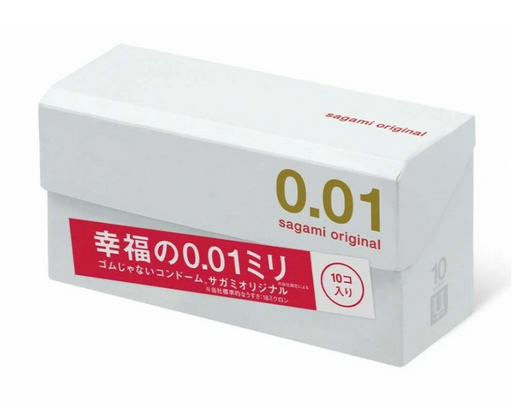 Sagami Original 001 Презервативы полиуретановые, презервативы, ультратонкие, 10 шт.