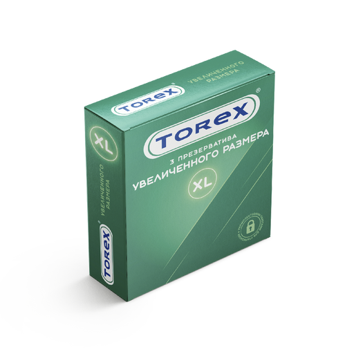 Torex презервативы увеличенного размера XL, 3 шт.