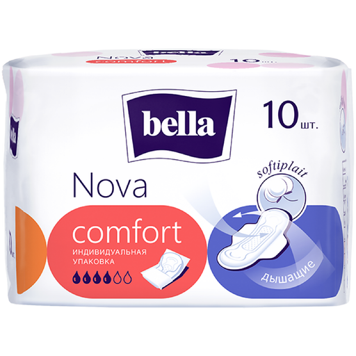 Bella Nova Comfort Softiplait Прокладки, 10 шт.