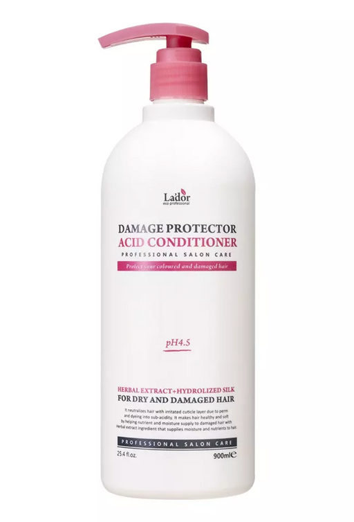 La'dor Damaged Protector Acid Кондиционер с аргановым маслом, кондиционер для волос, для поврежденных волос, 900 мл, 1 шт.
