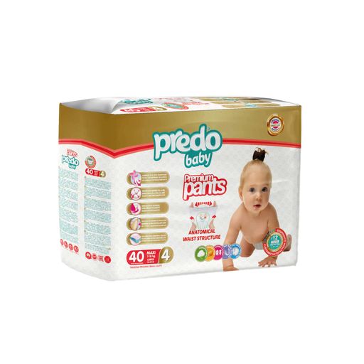 Predo Baby Подгузники-трусики для детей, р. 4, 7-18кг, 40 шт.