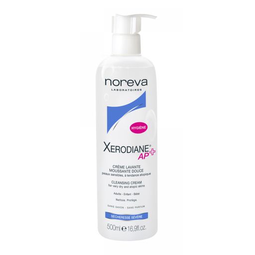 Noreva Xerodiane AP+ Очищающий пенящийся крем, гель для душа, 500 мл, 1 шт.